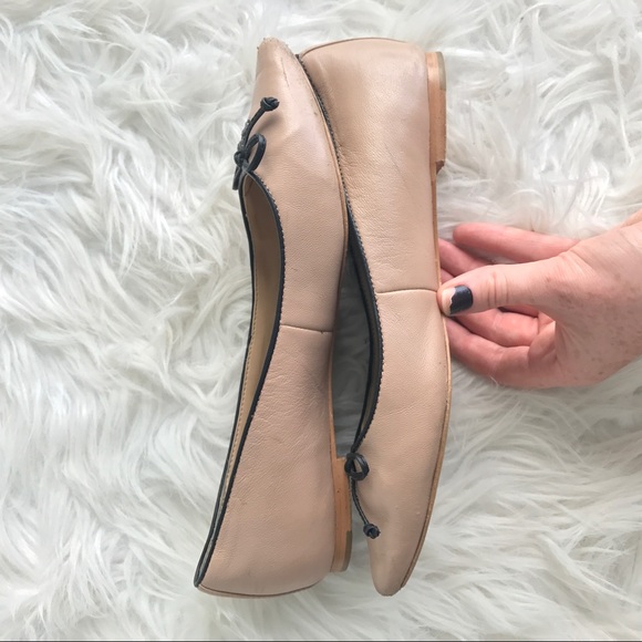 COACH Nude Leather Flats "Radient" Style - Picture 8 of 8